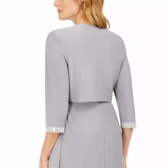 R&M Richards Silver Embellished Jacket - Picture 2 of 2